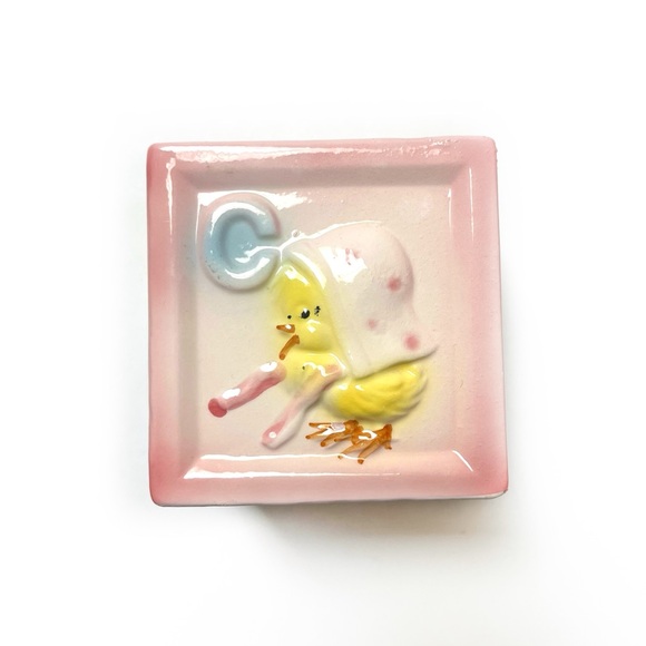 Vintage Baby Ceramic Planter Storage Container Japan - Picture 5 of 7